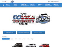 Tablet Screenshot of airportcdjr.com